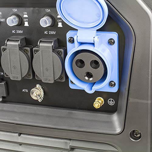 Hyundai Petrol Inverter Generator, 240v, 8.25kva, 6.6kw With Remote Key Electric Start