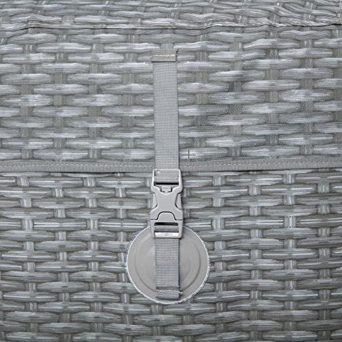 Bestway Honolulu SaluSpa 2-6 Person Inflatable Round Outdoor Hot Tub Spa with 140 Soothing AirJets