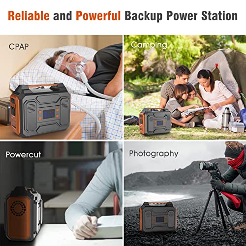 Power Station 300W,ZeroKor Outdoor Portable Power Pack 280Wh/75000mAh