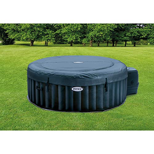 Intex 28429E PureSpa Plus 6.4 Foot Diameter 4 Person Portable Inflatable Hot Tub Spa