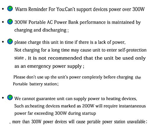 Power Station 300W,ZeroKor Outdoor Portable Power Pack 280Wh/75000mAh