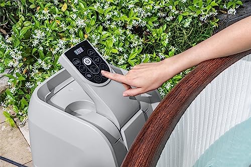 Bestway Helsinki SaluSpa 7 Person Inflatable Outdoor Hot Tub Spa with 180 Soothing AirJets