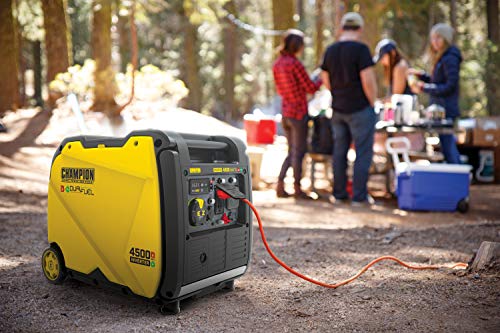 Champion Power Equipment 200988 4500-Watt Dual Fuel RV Ready Portable Inverter Generator