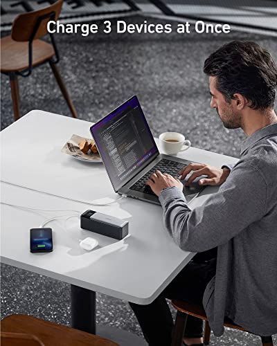 Anker Power Bank, 24,000mAh 3-Port Portable Charger with 140W Output