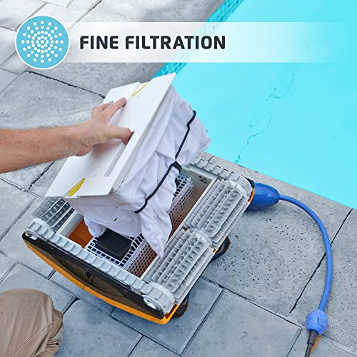 DOLPHIN W20 Commercial Robotic Pool Vacuum Cleaner with Caddy