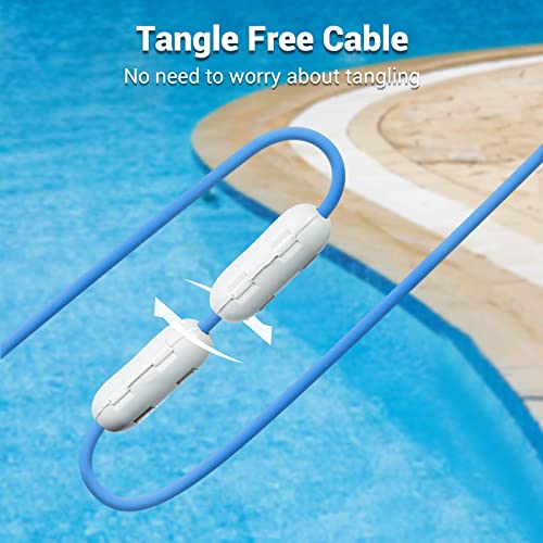 Rock&Rocker Upgraded Powerful Automatic Pool Cleaner, Robotic Pool Vacuum Cleaner