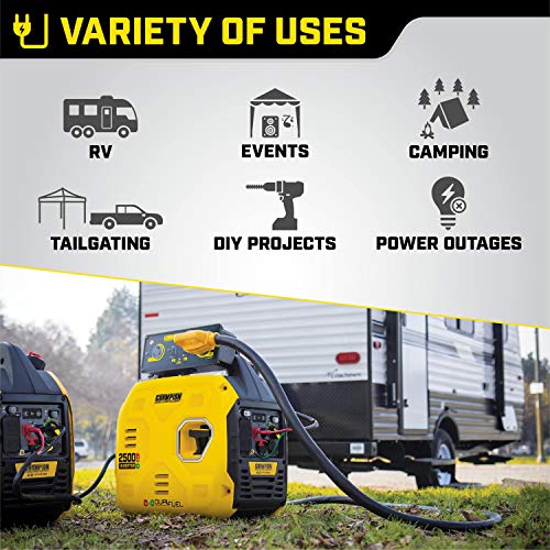 Champion Power Equipment 200961 2500-Watt Dual Fuel Portable Inverter Generator$
