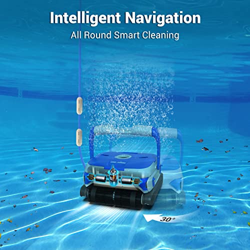 Rock&Rocker Upgraded Powerful Automatic Pool Cleaner, Robotic Pool Vacuum Cleaner