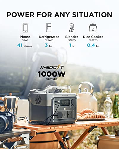 ECOFLOW Portable Power Station RIVER 2 MAX, 512Wh LiFeP04 Battery