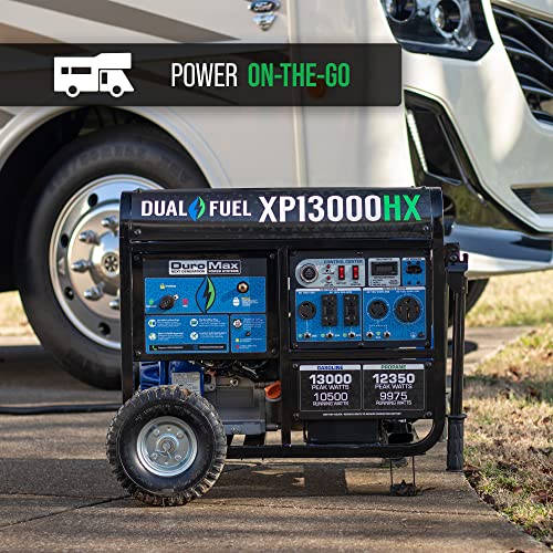 DuroMax XP13000HX Dual Fuel Portable Generator