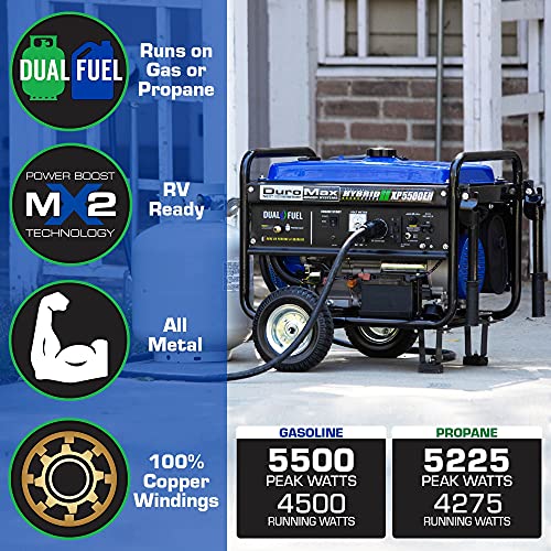 DuroMax XP5500EH Electric Start-Camping & RV Ready Portable Generator