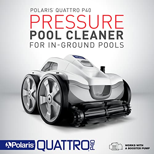 Polaris Quattro P40 Pressure Side Pool Cleaner for All In-Ground Pool Surfaces