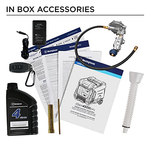 Westinghouse Outdoor Power Equipment 4500 Peak Watt Super Quiet