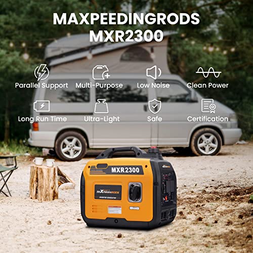 maXpeedingrods 2300W Portable Inverter Generator 4 Stroke Silent