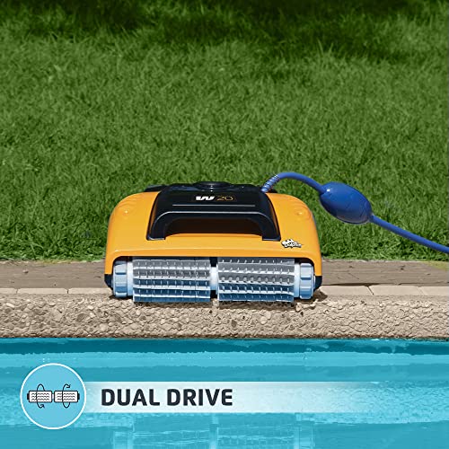 DOLPHIN W20 Commercial Robotic Pool Vacuum Cleaner with Caddy