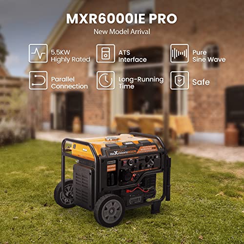 maXpeedingrods 5500W Portable Petrol Inverter Generator