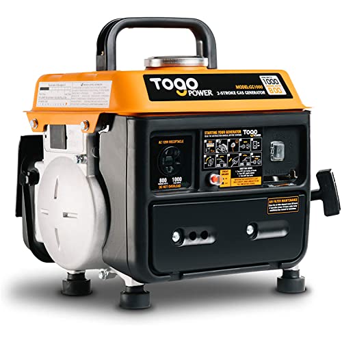 TogoPower Portable Generator, 1000W Gasoline Powered Generator