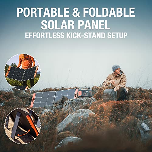 Jackery Solar Generator 500, 518WH Power Station with SolarSaga100W Solar Panel