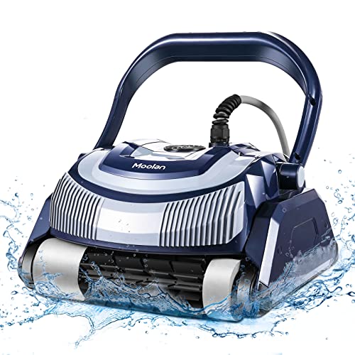 Moolan T1 Robotic Pool Vacuum Cleaner for In-Ground Pools up to 50 Feet