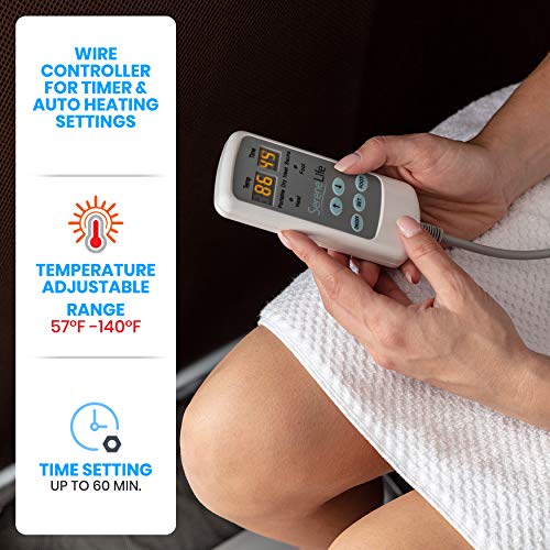 SereneLife Portable Full Size Infrared Home Spa| One Person Sauna |