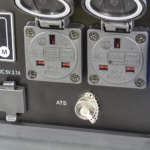 Hyundai Petrol Inverter Generator, 240v, 8.25kva, 6.6kw With Remote Key Electric Start