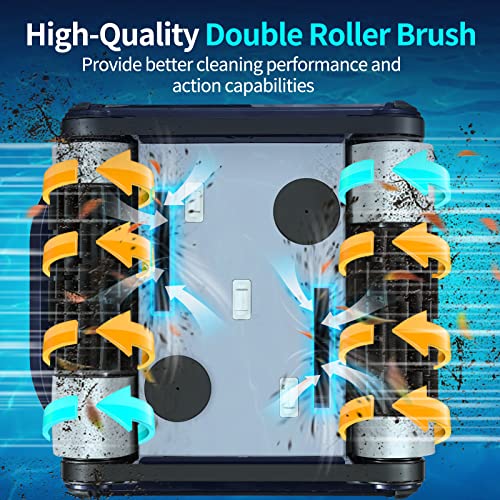 Moolan T1 Robotic Pool Vacuum Cleaner for In-Ground Pools up to 50 Feet