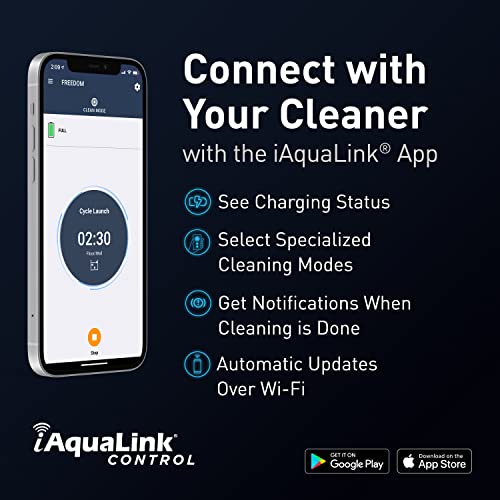 Polaris FREEDOM Cordless Robotic Pool Cleaner, Cable-Free for All In-Ground Pools up to 50ft