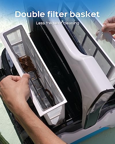 (Eclipsing Wired) WYBOT Cordless Pool Robot Cleaner, 3X Suction Power