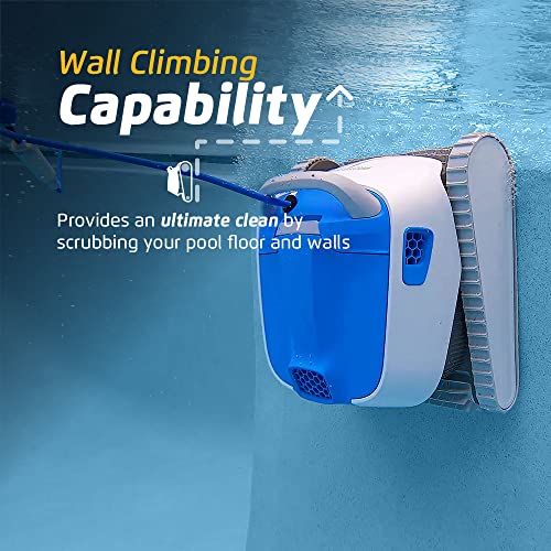 Dolphin Proteus DX4 Robotic Pool Vacuum Cleaner Wall Climbing Capability