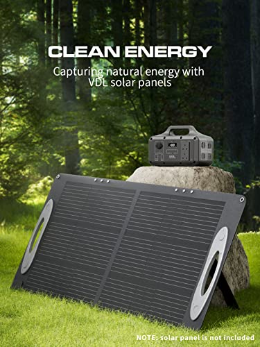 VDL Portable Power Station 800W/510Wh, Lightweight Li-ion Battery Backup