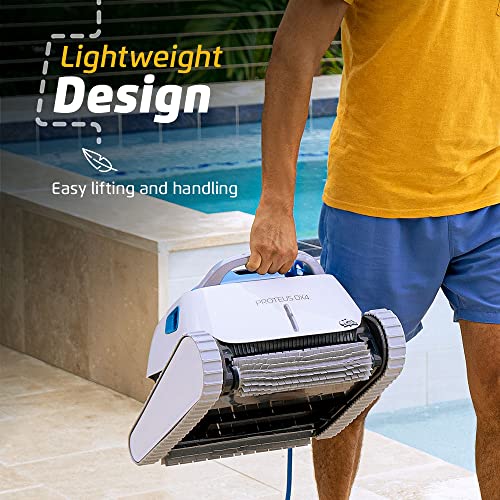 Dolphin Proteus DX4 Robotic Pool Vacuum Cleaner Wall Climbing Capability