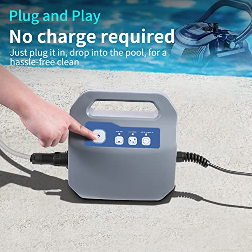 Moolan T1 Robotic Pool Vacuum Cleaner for In-Ground Pools up to 50 Feet