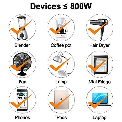 TogoPower Portable Generator, 1000W Gasoline Powered Generator