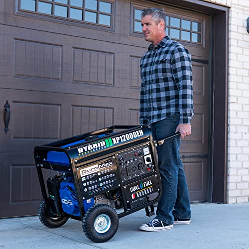 DuroMax XP12000EH Generator-12000 Watt Gas or Propane Powered Home Back Up