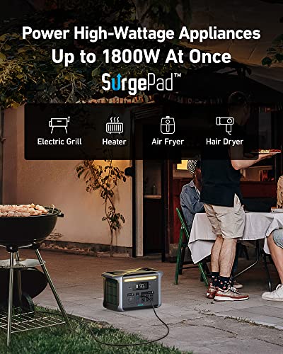 Anker SOLIX F1200 Portable Power Station, PowerHouse 757, 1500W Solar Generator