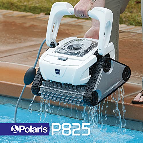 Polaris P825 Sport Robotic Pool Cleaner, Automatic Vacuum for InGround Pools up to 40ft