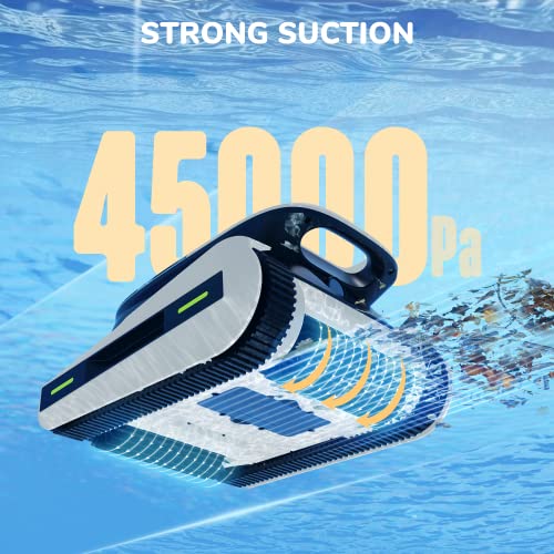 Seauto Seal Robot Pool Cleaner - Cordless Automatic Vacuum,Wall-Climbing Pool Cleaners