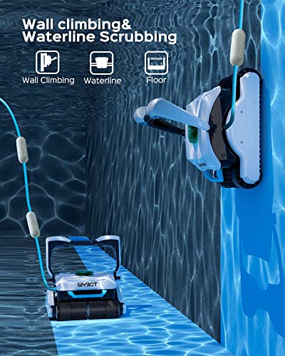 WYBOT Robotic Pool Cleaner, Ultra Strong Suction, Wall Climb Pool Vacuum with Remote Control