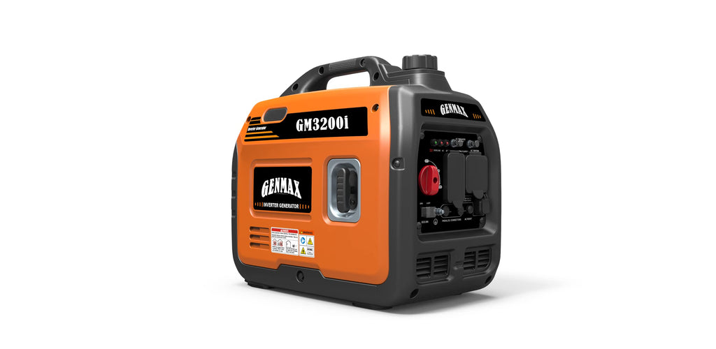 GENMAX Portable Inverter Generator,3200W ultra-quiet gas engine & RV Ready