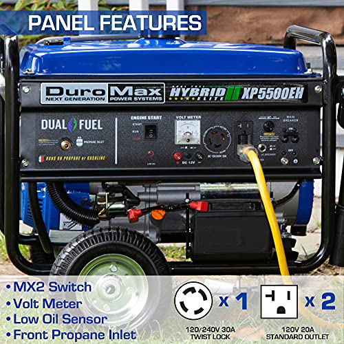 DuroMax XP5500EH Electric Start-Camping & RV Ready Portable Generator