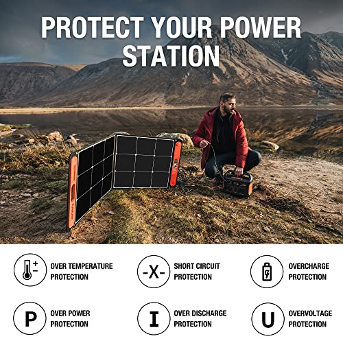 Jackery Solar Generator 500, 518WH Power Station with SolarSaga100W Solar Panel