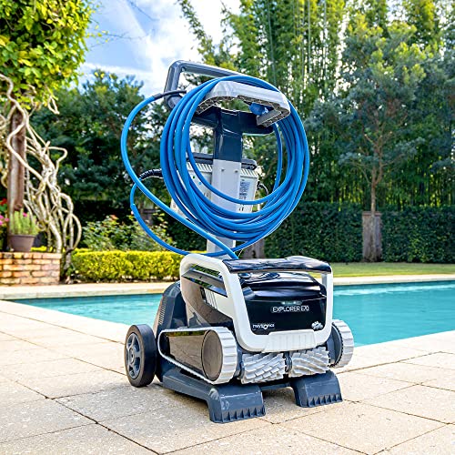 Dolphin Explorer E70 Robotic Pool Vacuum Cleaner with Wi-Fi Control & Universal Caddy