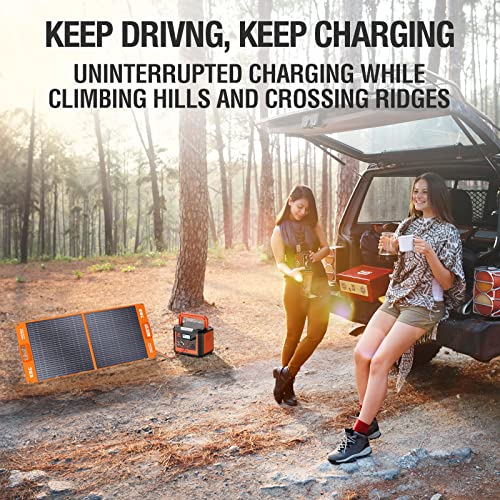 EBL Portable Power Station 300, 110V/330W Pure Sine Wave Solar Generator