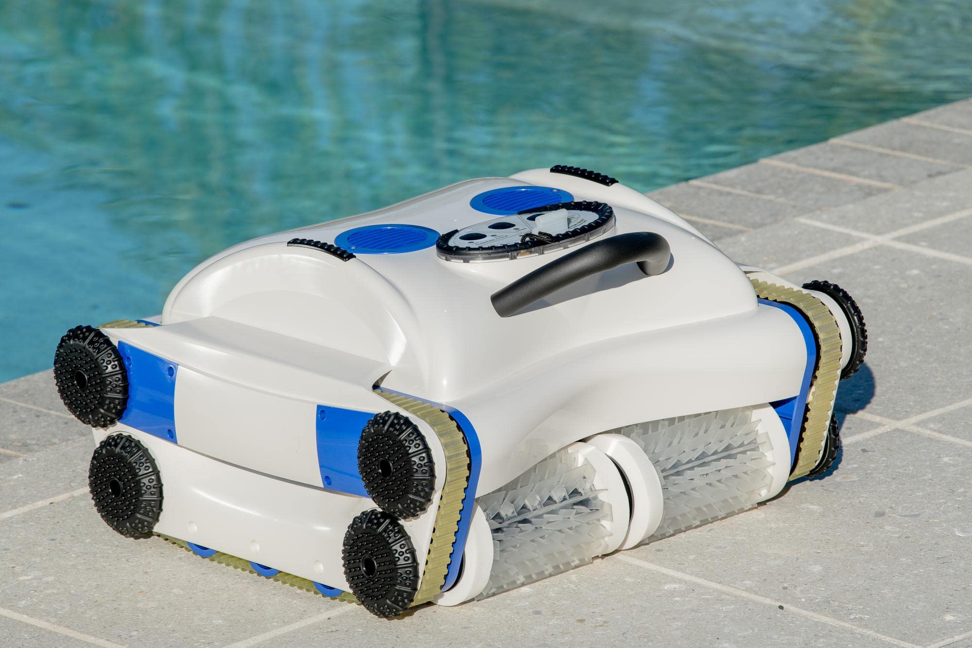 POOL BLASTER CX-1 Cordless Robotic Pool Cleaner, Automatic Vacuum for Inground and Above Ground Pools
